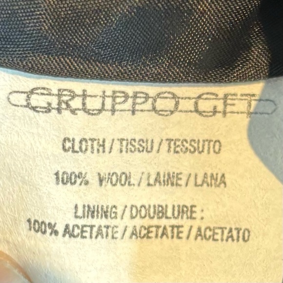 Vintage 90’s Emanuel Ungaro 100% wool black women’s blazer size 10 - Picture 9 of 11